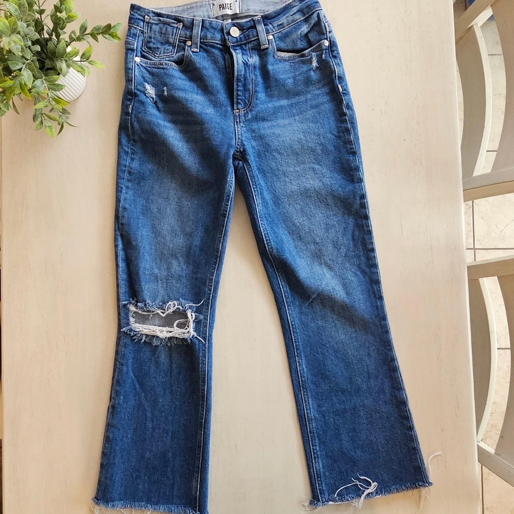 PAIGE Colette Crop Flare Jeans